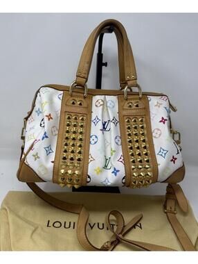 Louis Vuitton Monogram Multicolor Courtney  MM Bag With COA